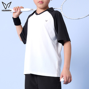 <span class=keywords><strong>T</strong></span>-shirts à séchage rapide personnalisés avec logo OEM pour enfants, commande en gros de 5 pièces minimum, vêtements de sport pour enfants, <span class=keywords><strong>t</strong></span>-shirts respirants à manches courtes, impression - Product Image 3