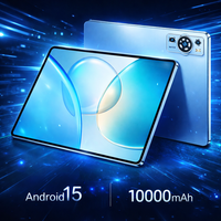 Tablette PC Android 15 de 10,1 pouces, processeur MTK Octa Core, 12 Go de RAM, 128 Go de ROM, double SIM 4G/5G pour l'étude, le travail et le divertissement