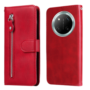 Étui portefeuille à rabat en cuir de luxe avec fermeture éclair pour <span class=keywords><strong>Huawei</strong></span> Honor Magic 7 Pro 5G/Magic 7/Magic 7 Lite avec béquille - Product Image 3