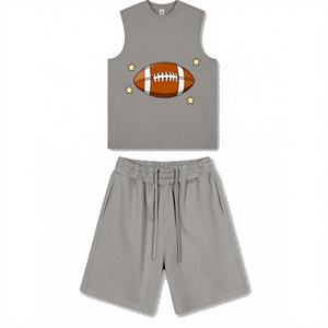 Débardeurs décontractés en tricot Fallen Racket Padel Adict avec logo frontal et shorts assortis - Product Image 4