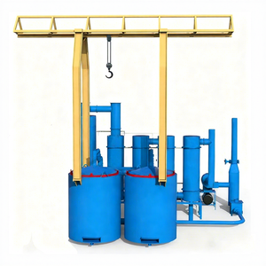 جهاز كربنة موفر للطاقة مثبت على رافعة لتصنيع الفحم من المواد الحيوية - Product Image 1