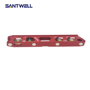 Nivel Torpedo Digital Magnético Santwell de 4 Viales, Herramienta de Medición de 9 Pulgadas de Longitud, Magnético Vertical Sitio web - Product Image 1
