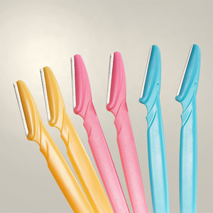 Biểu Tượng Tùy Chỉnh Lông Mày Tông Đơ Lưỡi Dao Cạo Xách Tay Mặt Dao Cạo Mắt Brow Lông Tẩy Lông Tóc Loại Bỏ Máy Cắt An Toàn Dao Cạo - Product Image 6