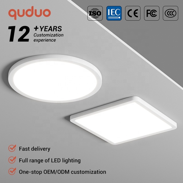 High Quality Adjustable Cut-Out Size Commercial Square Round Aluminum 7W 9W 15W 20W 30W Ceiling Recessed LED Downlight