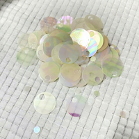Perles à paillettes en plastique à grand trou de 20 mm pour robes de mode, costumes de performance, accessoires de bijoux DIY et breloques suspendues