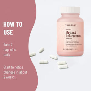 Fórmula Natural para el Aumento de Senos 1000mg, Suplemento Herbal de Estrógeno para Mujeres, Equilibrio Hormonal, 60 Cápsulas - Product Image 3