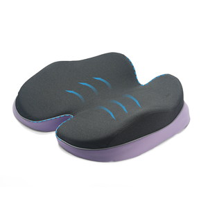 Oem ODM tím phổ gấp dongguan xe Ghế Đệm Bộ nhớ bọt không trượt cao cấp <span class=keywords><strong>polyurethane</strong></span> bọt Coccyx Ghế đệm - Product Image 6