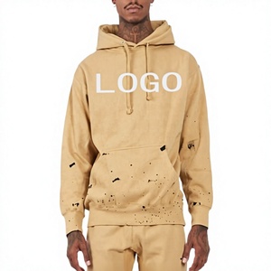 Conjunto Deportivo Personalizado Unisex con Sudadera Beige y Pantalones Acampanados, Sudadera Larga y Pantalones Deportivos, Ropa Casual de Otoño - Product Image 2