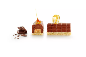 Moule de cuisson rectangulaire en silicone antiadhésif personnalisé pour mini gâteaux fourrés en forme de bûche - Product Image 2