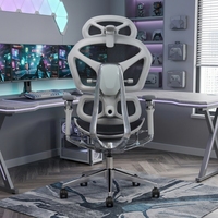 Chaise de Direction Ergonomique Premium pour Gaming, Inclinable et Confortable, Chaise de Bureau Exécutive en Maille Pivotante pour Ordinateur E7