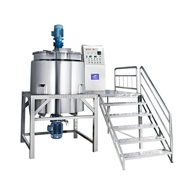 Yuxiang Cosmetic Mixer Stainless Steel High Shear Liquid Washing Blender Mixing Tank With Agitator