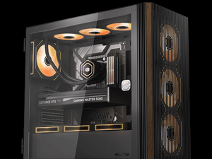 CoolerMaster ELITE 560 God Wood, Caja de Juego ATX con Panel Frontal de Madera - Product Image 3