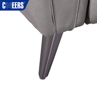 Sofá Seccional Modular de Alta Calidad MANWAH CHEERS Esquinero de Tela Muebles de Sala de Estar Moderno Juego de Sofás Convertible de 4 Plazas