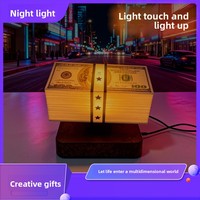 Lámpara de Levitación Magnética con Diseño de Dólar Estadounidense, Decoración de Escritorio con Temática de GTA V, Luz Ambiental Estilo Grand Theft Auto