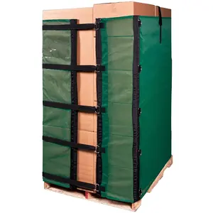 Wholesale customized high quality 1.6m Height Mesh Pallet Wrapz Reusable Pallet Stretch Cover for sale