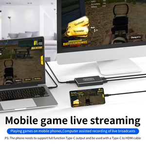 Tarjeta de Captura Xput 4K60Hz USB 3.0 con Carcasa Metálica para Audio de Bucle/Entrada de Micrófono, 8GB ROM, Plug and Play para PC/Mac, Compatible con <span class=keywords><strong>OBS</strong></span> Studio - Product Image 4