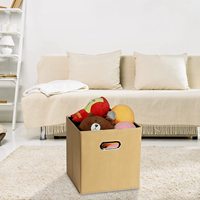 Oferta Especial: Organizadores Industriales Plegables ANQI AQ-FB03 con Asas Dobles, Cajas de Almacenamiento Bajo Cama de Tela No Tejida y Cartón