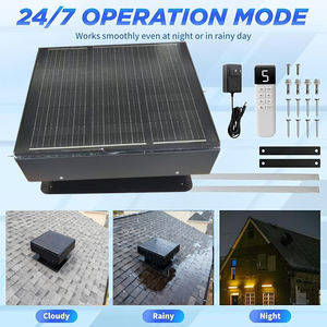 Ventilateurs <span class=keywords><strong>d</strong></span>'extraction de chaleur solaires DC 60~70W pour l'élevage de volailles, extracteurs <span class=keywords><strong>d</strong></span>'<span class=keywords><strong>air</strong></span> de plafond pour fermes avicoles, ventilateurs de toit écologiques - Product Image 6