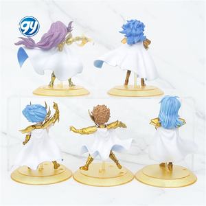 11ซม. เซนต์เซย์ย่าอนิเมะฟิกเกอร์ตำนานผ้า LEO aiolia Aquarius Camus หน้ากากมะเร็ง deathmask อัศวินสีทองตุ๊กตาญี่ปุ่น - Product Image 3