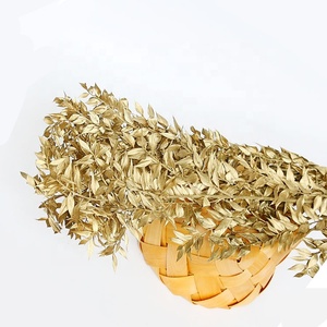 Commercio all'ingrosso di Prodotti Conservati Ricco Foglia di Fiore Fiori Secchi di Ruscus Fiori - Product Image 3