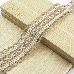 Corda di Canapa Intrecciata Fai-da-Te, Nastro di Lino Naturale, Filo di Iuta per Artigianato, Spessa Corda di Iuta Intrecciata - Product Image 2