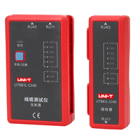 Probador de Cable de HD-MI UT681L, rastreador de red automática, LED, Ethernet, teléfono, CHN, HD-MI, herramienta de reparación de electricista
