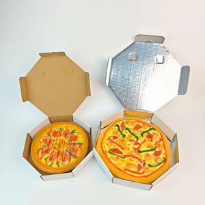 <span class=keywords><strong>Caja</strong></span> de Pizza Octogonal Corrugada, Empaque de Pizza Redondo de Cartón Personalizado, <span class=keywords><strong>Caja</strong></span> de Entrega de Pizza Desechable para Llevar - Product Image 6