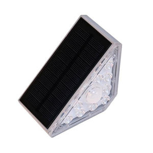 Solar LED escalera paso esquina luz noche sensor lámpara al aire libre IP68 linterna impermeable <span class=keywords><strong>para</strong></span> jardín patio Parque Decoración - Product Image 1