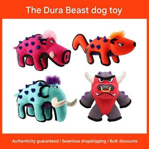 Juguete para Perro GiGwi Dura Beast, Tamaño Grande/Mediano, Remaches de Goma, Resistente a Mordidas, para Masticar, Elefante, Dinosaurio, Jabalí - Product Image 6