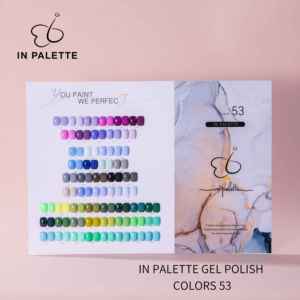 ชุดเจลทาเล็บ HEMA Free ยี่ห้อ Palette Private Label 53 สี หรูหราสไตล์ฝรั่งเศส ขนาด 10 มล. วีแกน TPO UV LED ขวดแบบมืออาชีพ ขายส่ง - Product Image 1