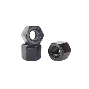 Gb56 Đen Oxit nặng Hex Nut dày thêm dài thô chủ đề cường độ cao Hex khớp nối Nut M16 M18 M20 M22 M24 M27 M30-M48 - Product Image 5