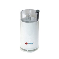 Mini Moulin à Café Électrique avec Lames en Acier Inoxydable, Broyage Automatique Silencieux et Efficace pour Usage Domestique, Prise en Charge Française