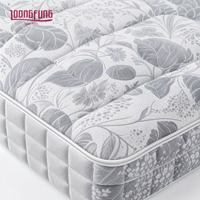Matelas hybride en latex naturel emballé sous vide LOONGFUNG, taille King, biologique, respirant, hypoallergénique, vente en gros, usine OEM