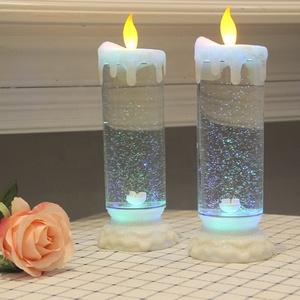 <span class=keywords><strong>Bougie</strong></span> <span class=keywords><strong>LED</strong></span> scintillante à couleur changeante, alimenté par piles, 1 pièce, pour noël - Product Image 5