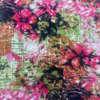 Tissu en coton 100% à imprimé floral tendance, fourni directement par l'usine, doux, fluide, respirant, design personnalisé pour vêtements féminins
