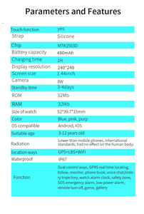 Reloj Inteligente para Niños con Teléfono, Tarjeta SIM 2G, Cámara, Videollamadas, Localización GPS, Relojes Inteligentes para Niños - Product Image 3