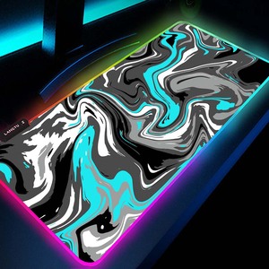 Thêm Logo RGB LED Chiếu Sáng Bàn Lớn Pad Souris Gamer Chơi Game Bàn Phím Chuột Pad Mat - Product Image 5