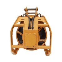 Godet rotatif de criblage pour excavatrice de 30 tonnes, adapté au criblage de terre et de sable en vrac, accessoire de type trommel