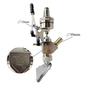 Pistolet à billes de verre pour marquage automatique de lignes, pistolet à pulvérisation à simple action, réglable de 0 à 88 mm, machine de marquage routier à rotation courte - Product Image 6