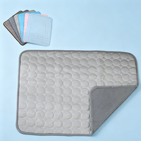 Tapis rafraîchissant en soie glacée pour animaux de compagnie, tapis d'été rafraîchissant, tapis de canapé, respirant, antidérapant et résistant aux morsures, coussin rafraîchissant pour niche, tapis d'été rafraîchissant pour animaux
