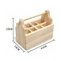 Ensemble de meubles miniatures en bois à l'échelle 1/2 pour maison de poupée