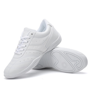 Zapatos blancos Cheer, zapatos <span class=keywords><strong>de</strong></span> baile <span class=keywords><strong>de</strong></span> porristas para jóvenes, Tenis atlético, zapatillas <span class=keywords><strong>de</strong></span> baile <span class=keywords><strong>de</strong></span> Jazz transpirables - Product Image 2