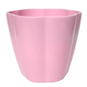 Pot de fleurs de plantes vertes en plastique créatif en forme de citrouille - Product Image 1
