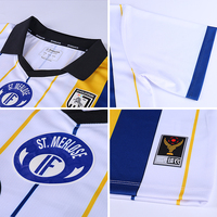 Camiseta de Fútbol Personalizada OEM Estilo Urbano Holgado con Hombros Caídos, Cuello Polo Acanalado, Estilo Vintage para Equipos