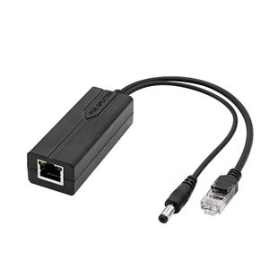 Adaptateur PoE 5,5*2,1 mm Power Over Ethernet Gigabit 10/100/1000M 48V vers 12V 1,2A pour caméra IP et moniteur - Product Image 3