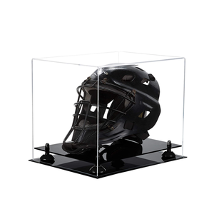 Boîte de collection de mini casques de sport en lucite transparente, à montage mural, pour trois modèles de casques de Formule 1 à l'échelle 1/2 - Product Image 6