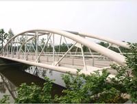 Puente de armazón de acero Estructura de acero Puente peatonal Puente de cruce de metal