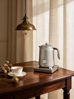 Bouilloire électrique de 1,7 litre pour faire bouillir l'eau, contrôle numérique, acier inoxydable, 1,7 L