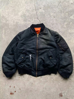 Chaquetas de Piloto Aviador para Hombre, Gruesas, de Invierno, con Logotipo Personalizado, Chaqueta de Vuelo Retro con Cremallera de Cobre