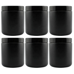 الجملة صديقة للبيئة كندا مصغرة صغيرة ماتي متجمد الأسود واسعة الأوعية اكواب الشمع الزجاجية مع أغطية معدنية بكميات كبيرة أستراليا - Product Image 4